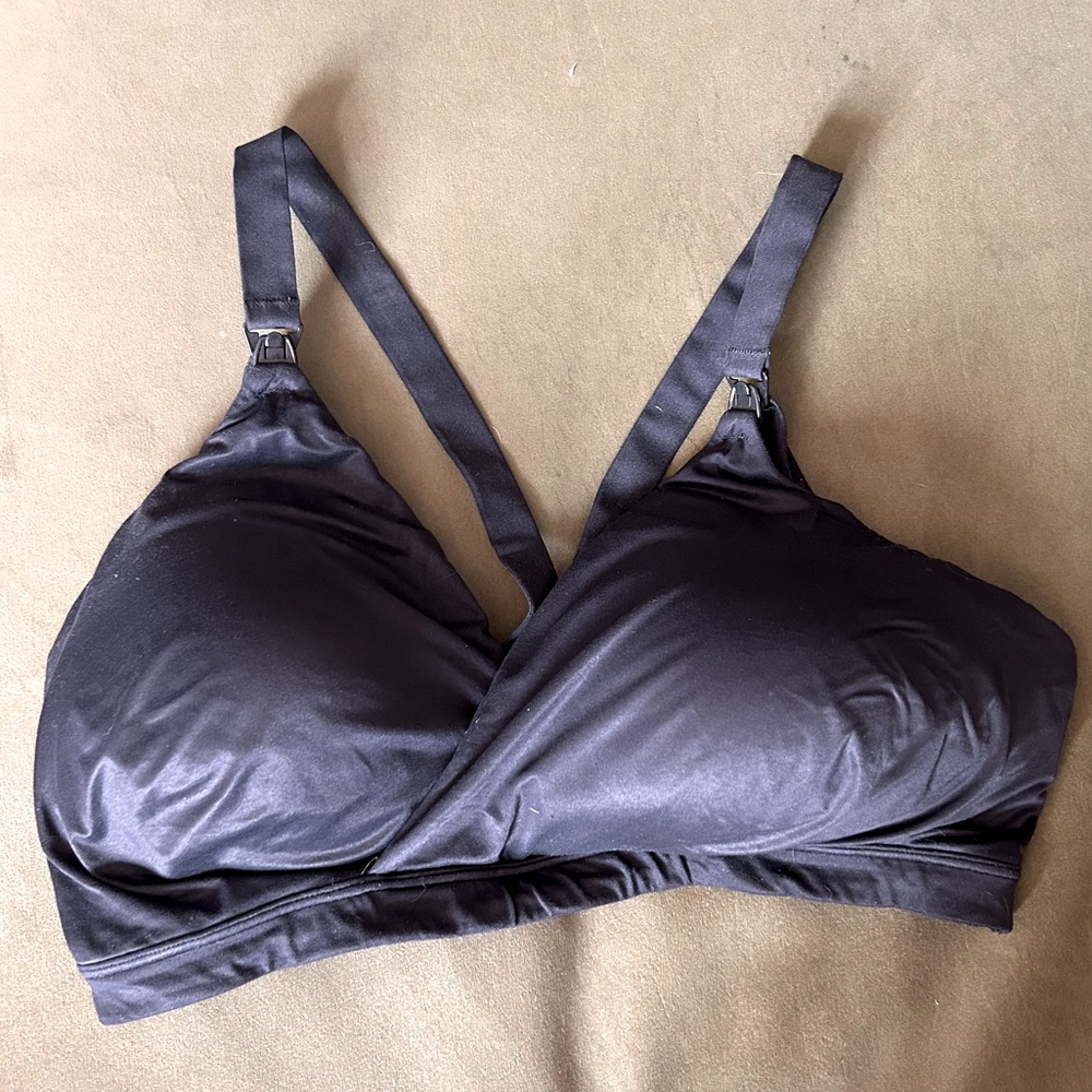 SPANX Bra-llelujah nursing maternity black bra
